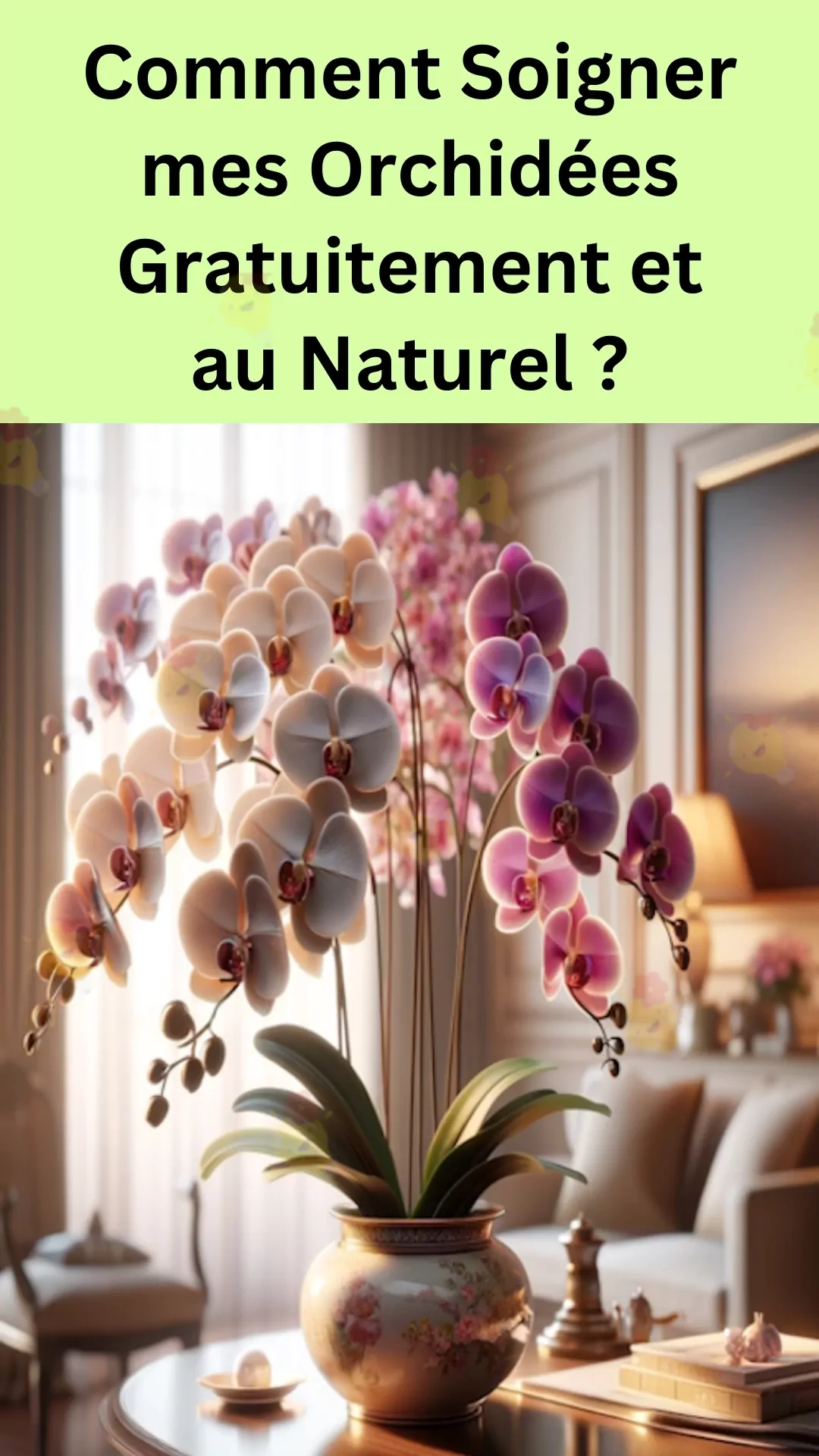Les soins écolos qu'on devra apporter à ses fleurs 