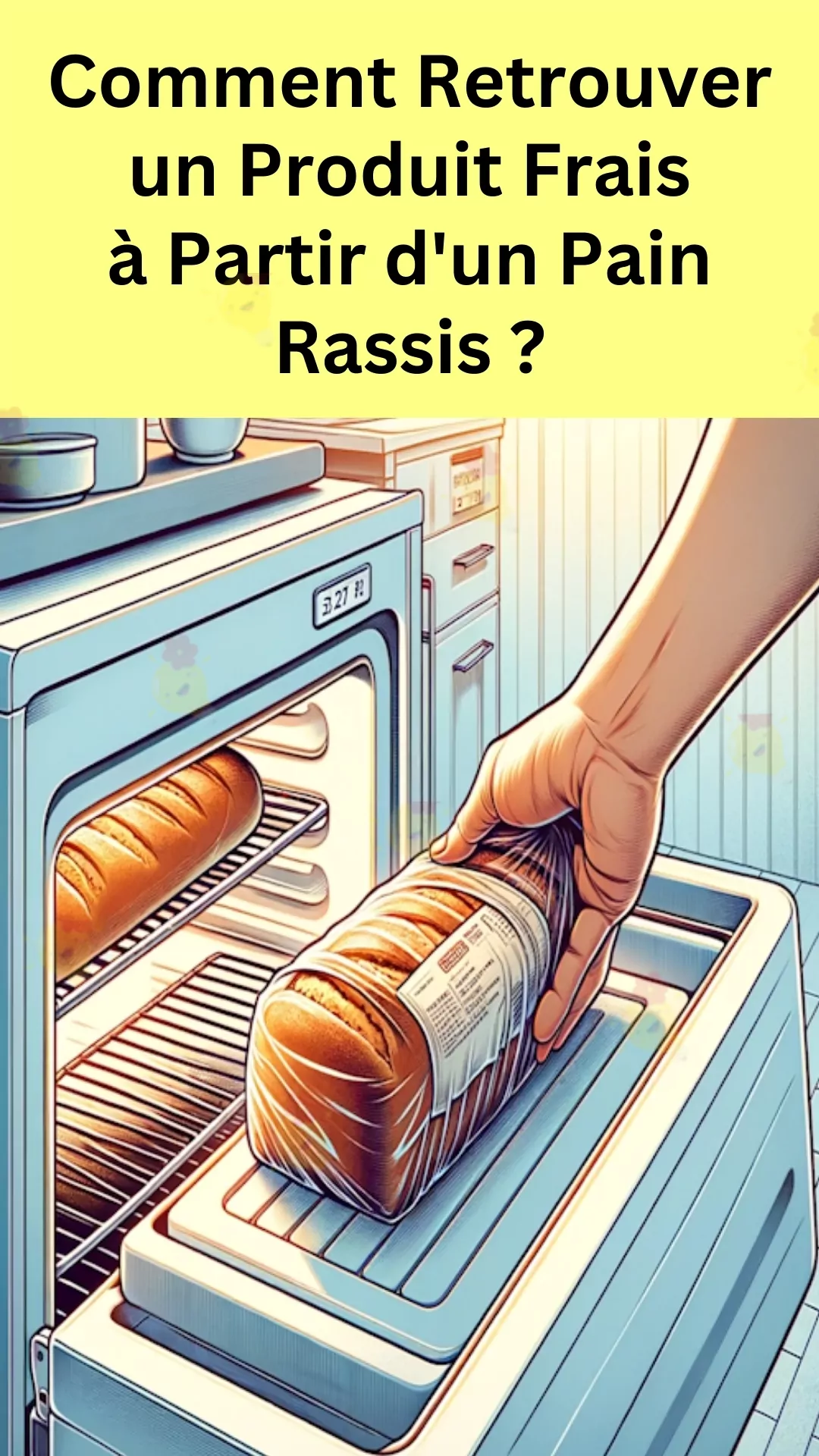 Ré-avoir du pain croustillant en le congelant 